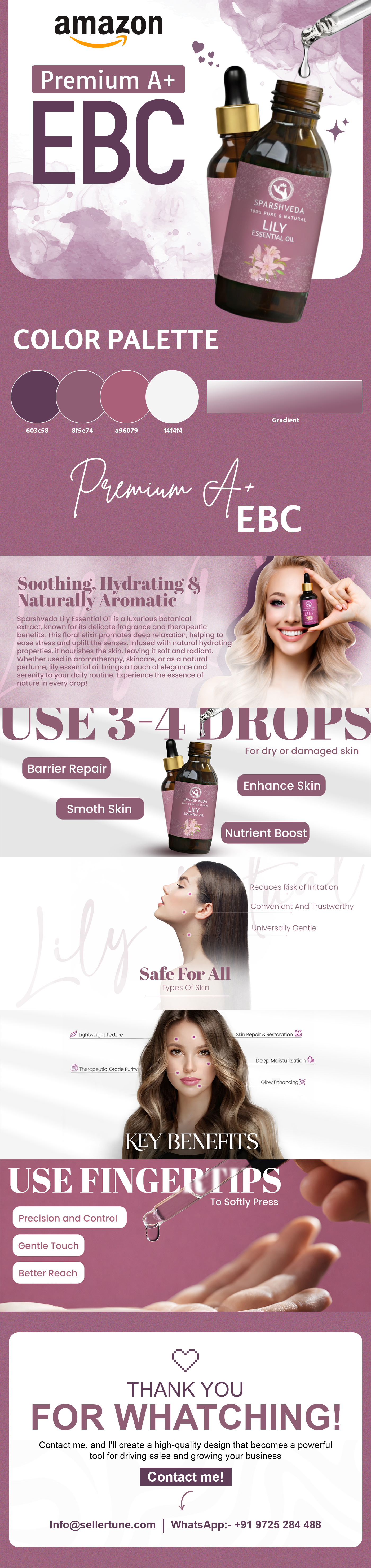 Essential Oil Brand A+ Content